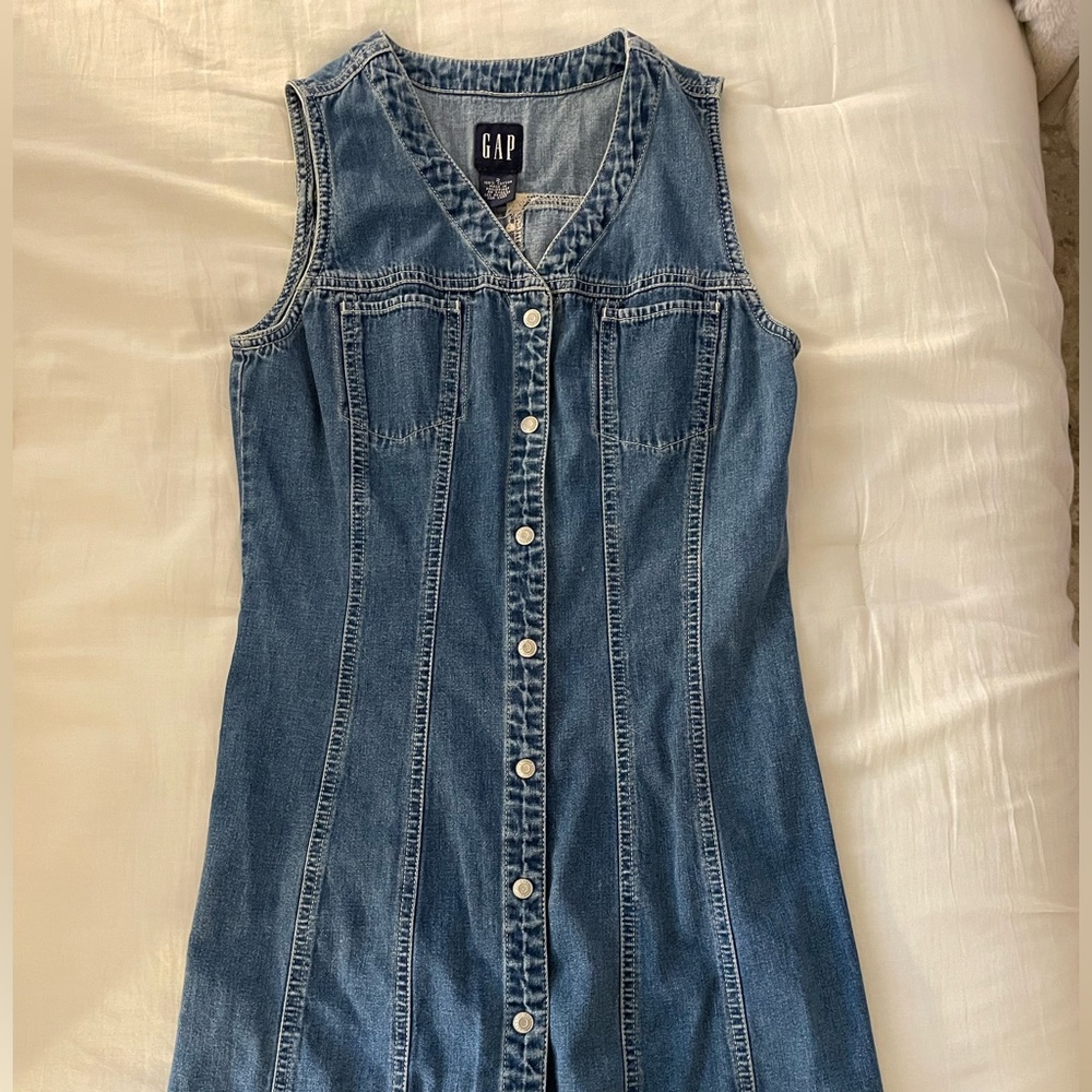 Vintage Gap Jean Dress Size 2